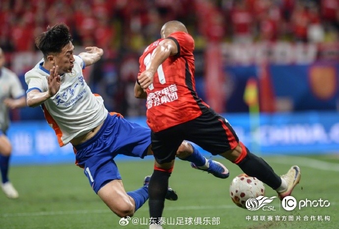 泰山客場(chǎng)0-1蓉城，五輪連勝終結(jié)
